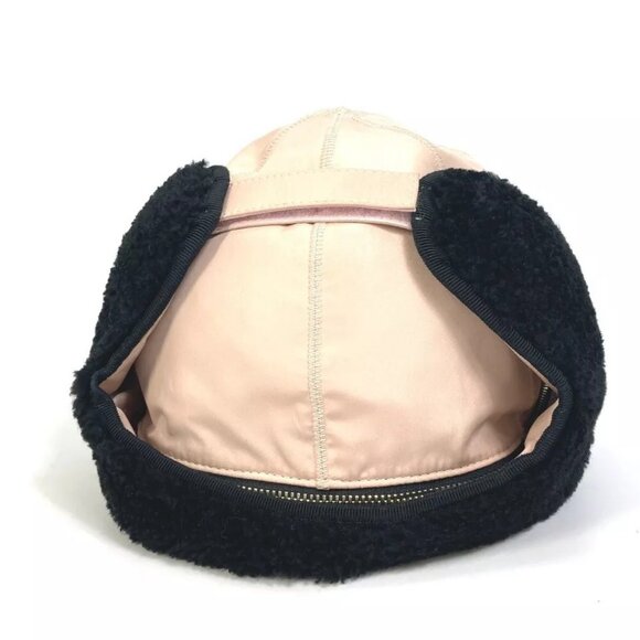 FENDI FXQ679 logo Flight cap With bore hat polyester pink main image 14